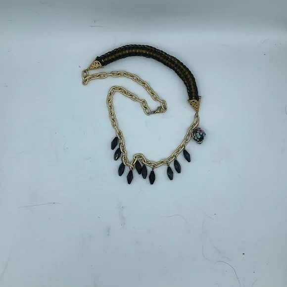 “VINTAGE ROPE DROP GLASS BEAD NECKLACE”. Unique Piece of Costume Jewellery. - Picture 13 of 16